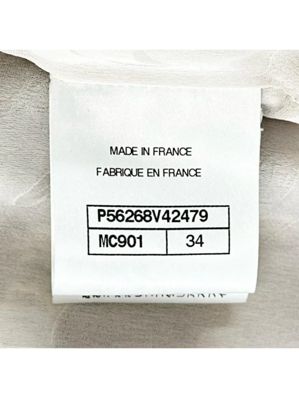 Chanel Border AW Collarless Jacket Cotton Multicolor 34